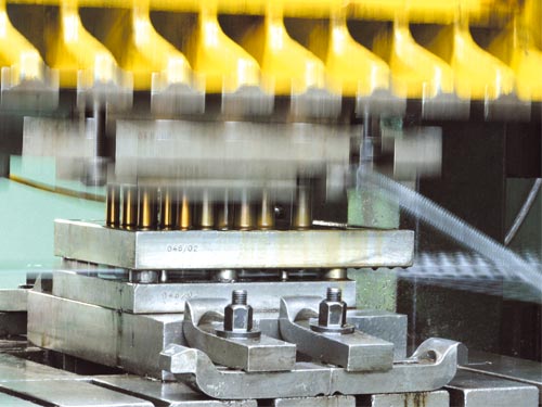 Die producing parts in
Mechanical Press